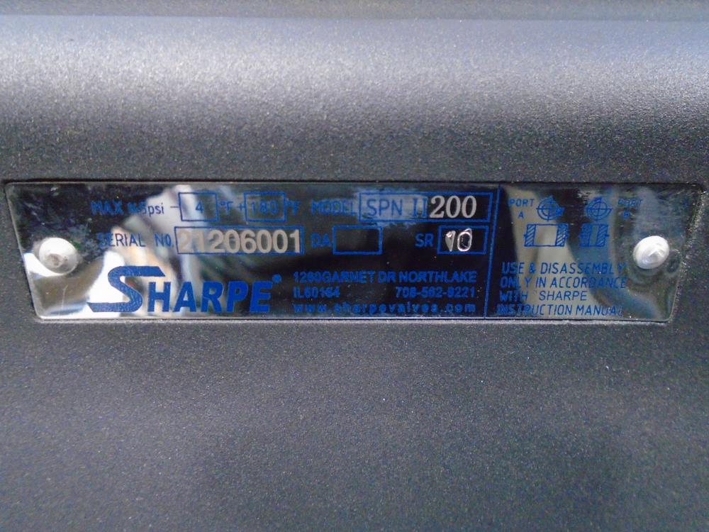 Sharpe SPN II 200 Pneumatic Actuator, Max 145 PSI, SR 10